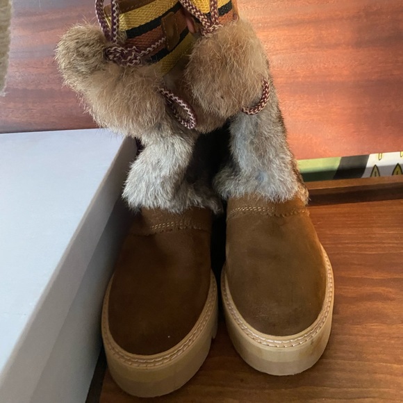 See by Chloé Size 37 EU/ 7 Oxana Suede Boots - Picture 7 of 9